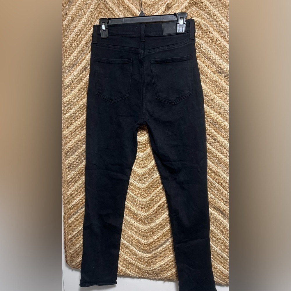 Pistola Women's Teagan High Waist Slit
Cuff Slim Leg Black Jeans,Size 28 - Picture 4 of 10